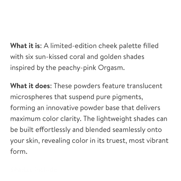 NARS Orgasm On The Beach Cheek Palette LIMITED EDITION *DISCONTINUED* - Picture 15 of 15